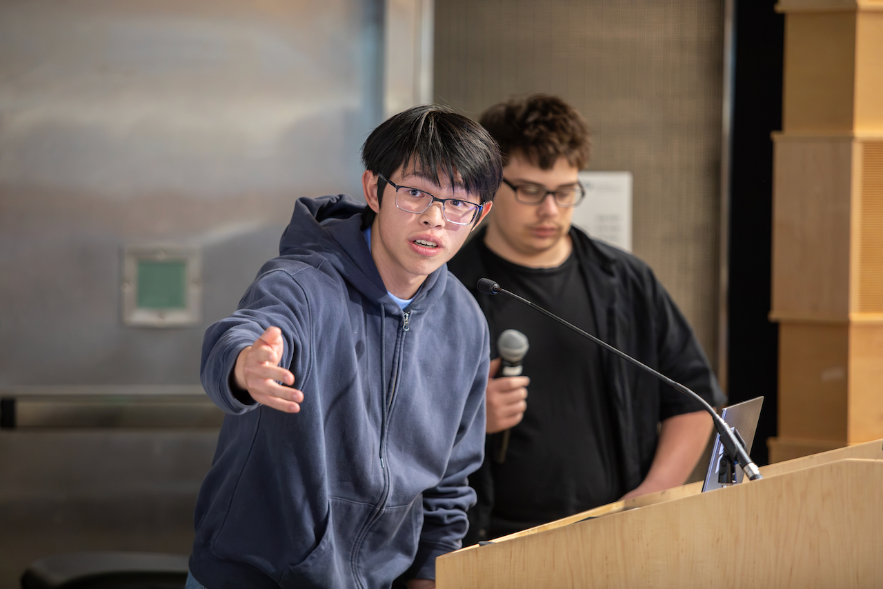 high school presenter